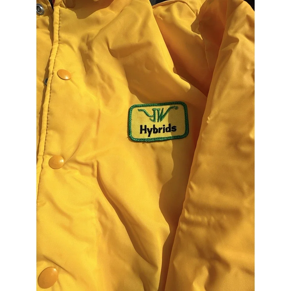 Vintage JW Hybrids Seed Corn Jacket Pla-Jac Dunbrooke 44-46 Grand Junction Iowa